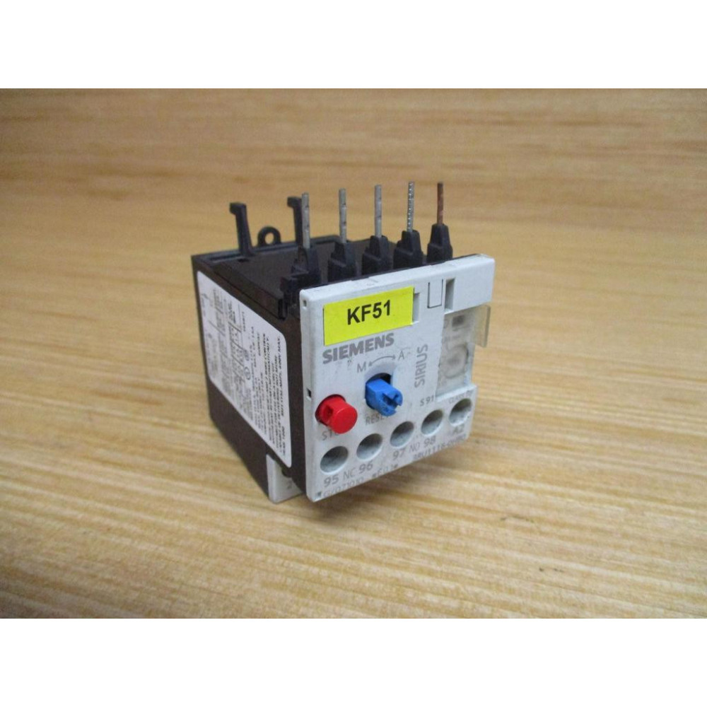 Siemens 3RU1116-0HB0 Overload Relay 3RU11160HB0 - Used
