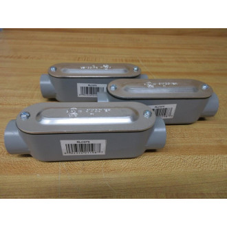 Hubbell RLC075 RacoTaymac Conduit Body (Pack of 3) - New No Box