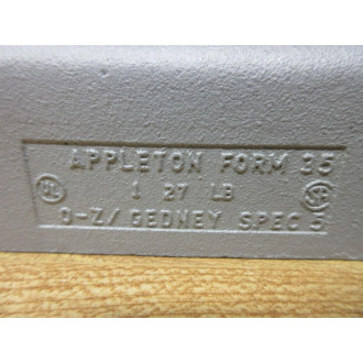 Appleton Form 35 Spec 5 O-ZGedney Conduit Body 1-27-LB (Pack of 3) - New No Box