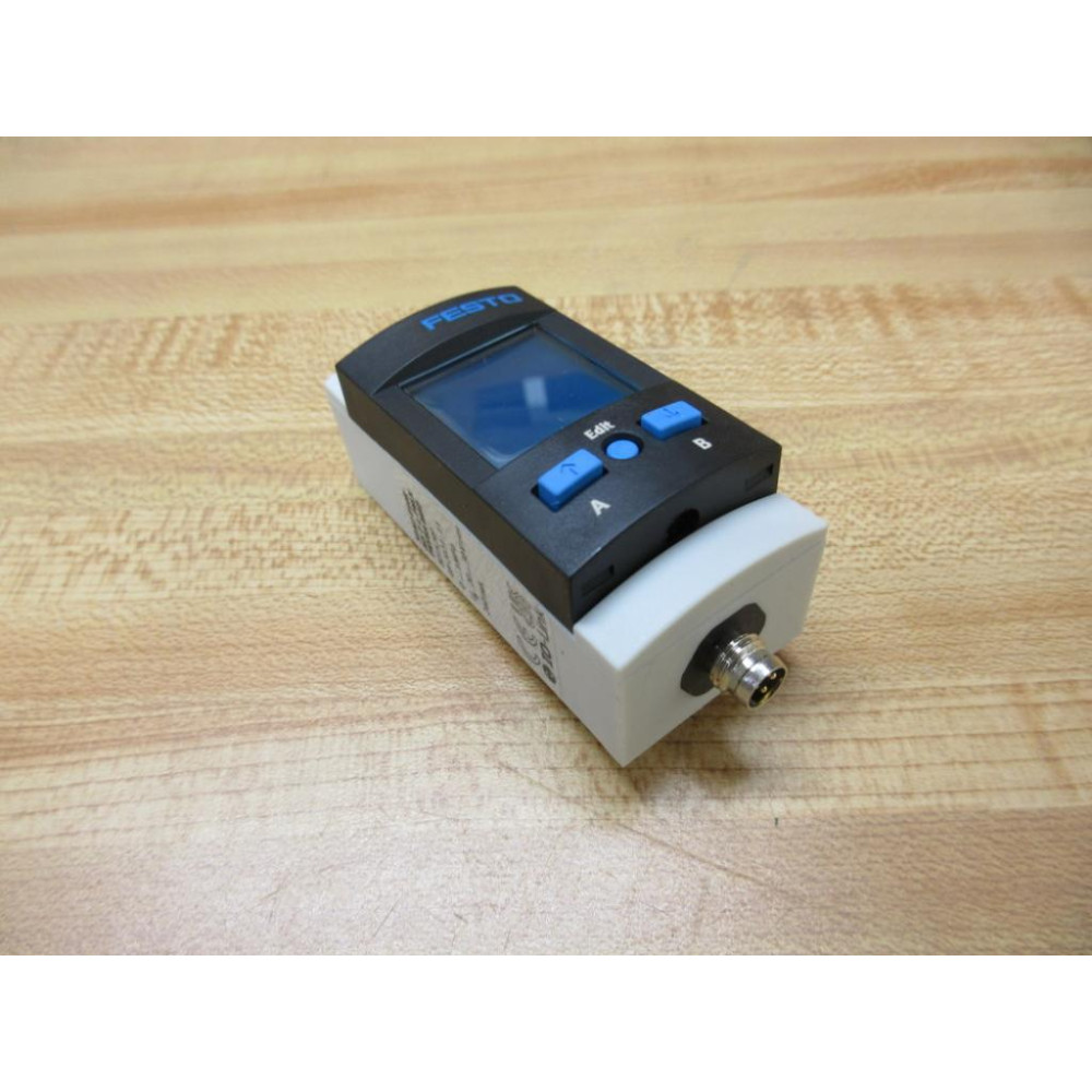 Festo SPAU-P10R-MS-F-L-PNLK-PNVBA-M8D Pressure Sensor SPAUP10RMSFLPNLKPNVBAM8D - New No Box