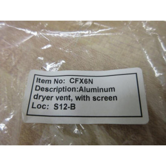Generic CFX6N Dryer Vent - New No Box