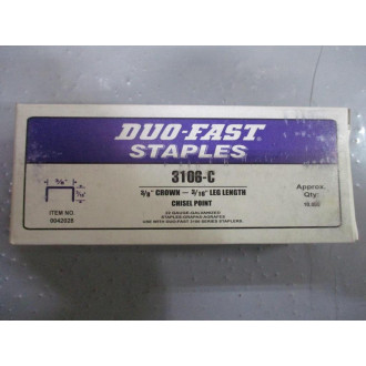Duo-Fast 3106-C Staples 38" (Pack of 20)