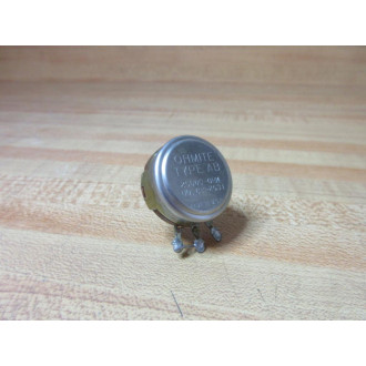 Ohmite CU2531 Potentiometer 25KΩ 25000 Ohms - Used