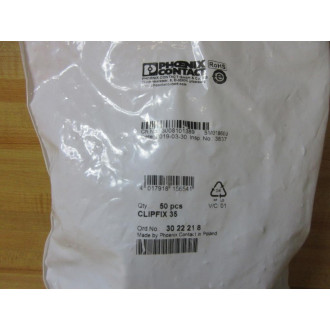 Phoenix Contact CLIPFIX 35 End Clamp 3022218 (Pack of 50)