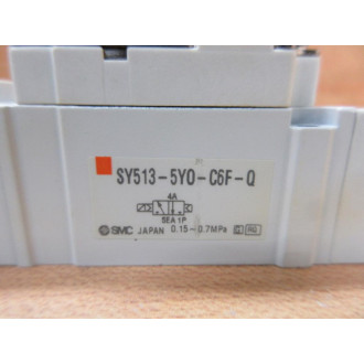 SMC SY513-5Y0-C6F-Q Solenoid Valve SY5135Y0C6FQ