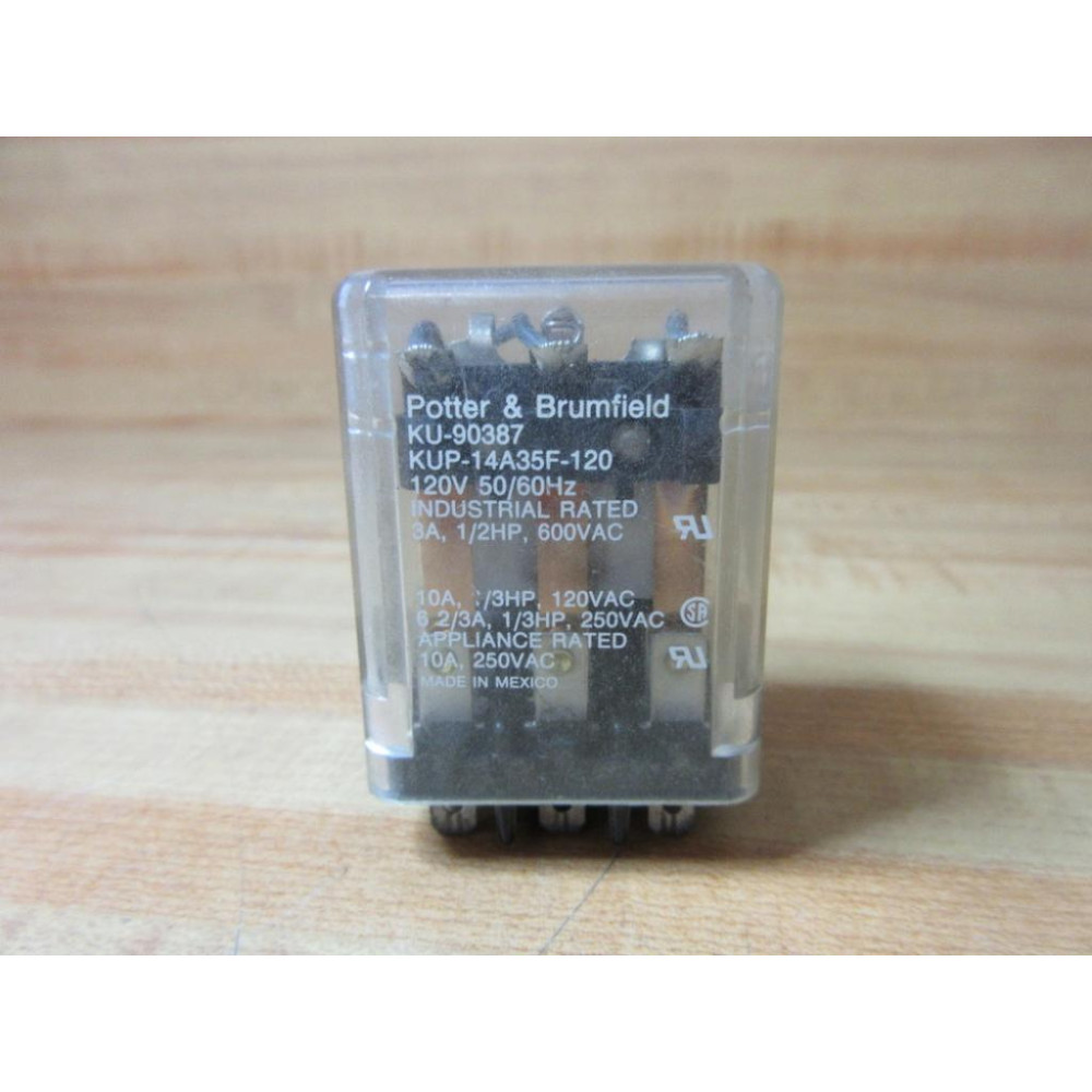 Potter & Brumfield KU-90387 AMF Relay KUP-14A35F-120 - Used