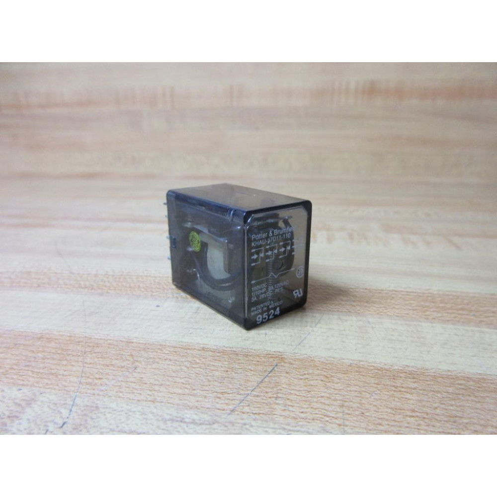 Potter & Brumfield KHAU-17D11-110V DC Relay KHAU-17D11-110 - Used