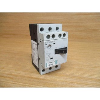 Siemens 3RV1011-1AA10 Circuit Breaker 3RV10111AA10 W 3RV1901-1E - Used