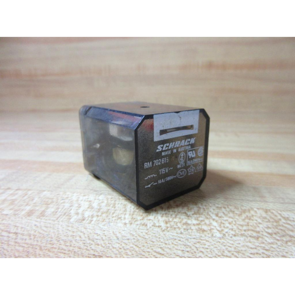 Schrack RM-702615-115V AC Relay RM-702615 - Used