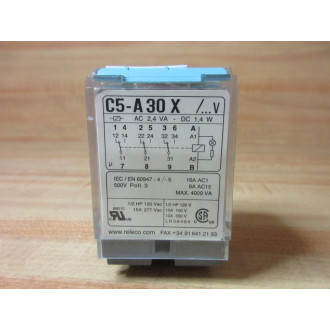 Releco C5-A30XAC120V Turck Relay C5-A30X120VAC - Used
