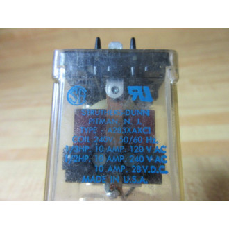 Struthers Dunn A283XAXCI-240V AC Relay A283XAXCI - Used