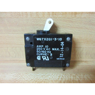 Potter & Brumfield W67X2Q1-3-10 AMF 10A Circuit Breaker - New No Box