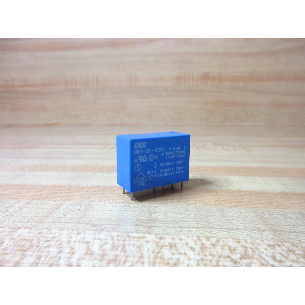 OEG OMI-SS-212D-12 VDC Relay OMI-SS-212D - New No Box
