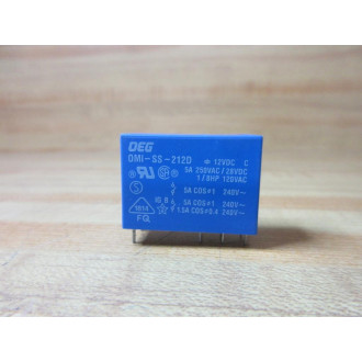 OEG OMI-SS-212D-12 VDC Relay OMI-SS-212D - New No Box