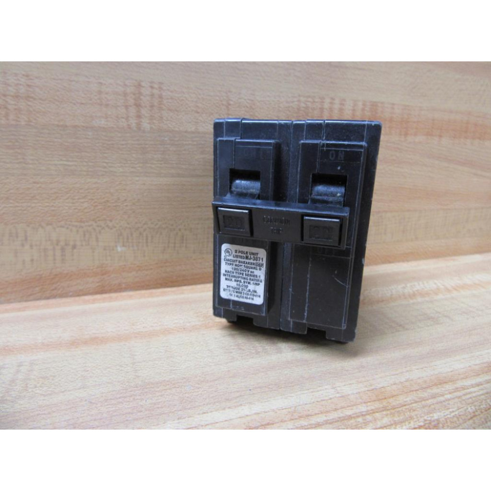 Square D HOM220 Circuit Breaker 20A 2P - Used