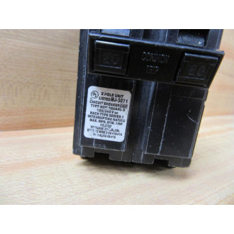 Square D HOM220 Circuit Breaker 20A 2P - Used