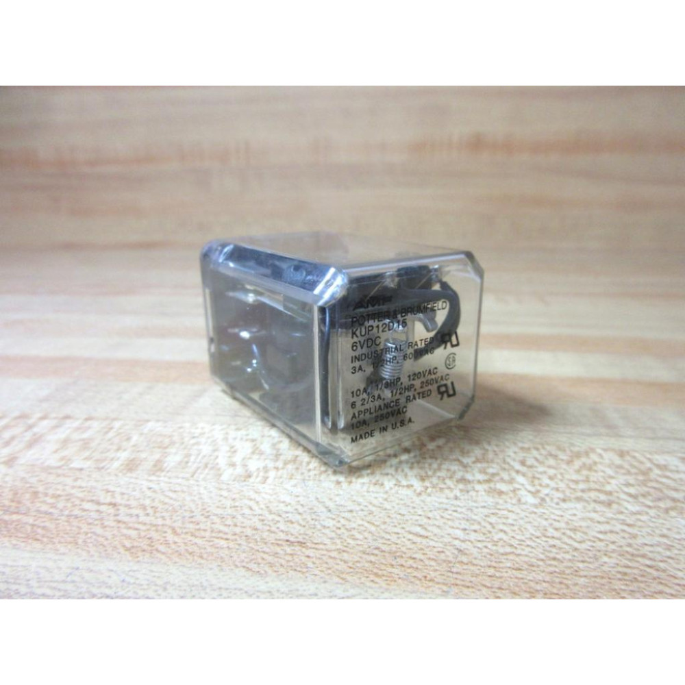 Potter & Brumfield KUP12D15-6V DC AMF Relay KUP12D15 - New No Box