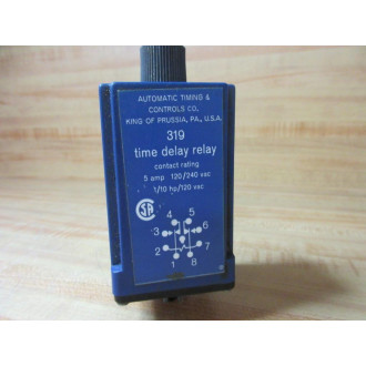 Automatic Timing & Controls 319 Time Delay Relay - Used