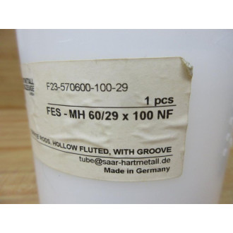 Saar-Hartmetall FES-MH 6029 X 100 NF Ferrite Rod FESMH6029X100NF