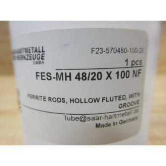 Saar-Hartmetall FES-MH 4820 X 100 NF Ferrite Rod FESMH4820X100NF