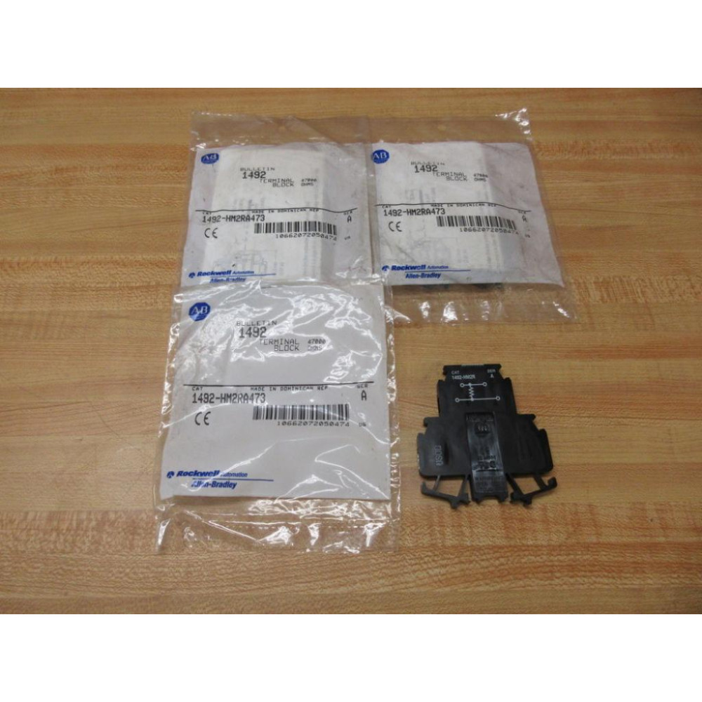 Allen Bradley 1492-HM2RA473 Terminal Block 1492HM2RA473 (Pack of 3)