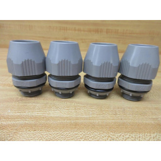 Thomas And Betts LT75P 34" Straight Bullet Connector Gray (Pack of 4) - New No Box