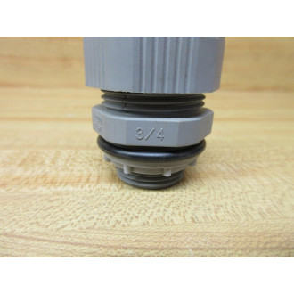 Thomas And Betts LT75P 34" Straight Bullet Connector Gray (Pack of 4) - New No Box