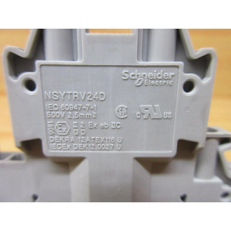 Schneider Electric NSYTRV24D Linergy Screw Terminal (Pack of 11) - New No Box