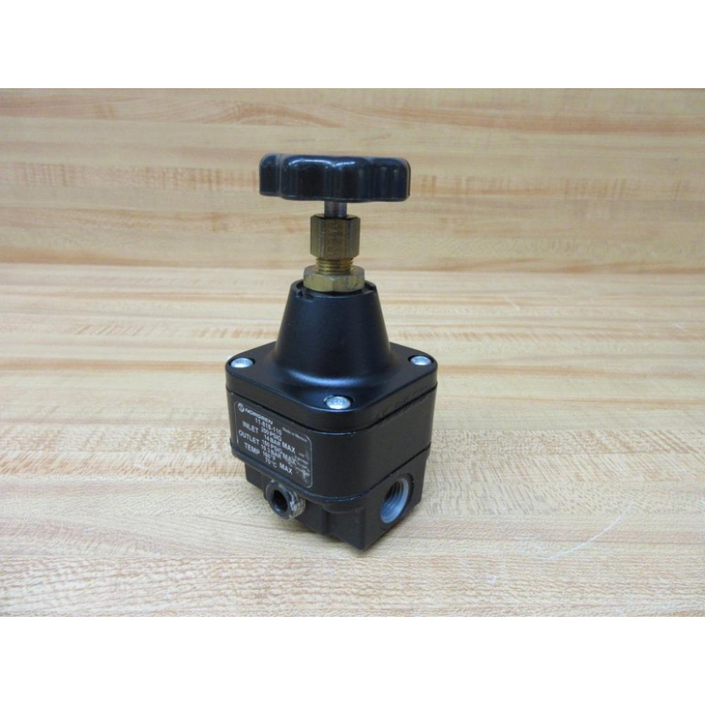 Norgren 11-818-110 Pressure Regulator 11818110 4 Ports WPlugs - New No Box