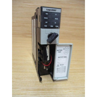 Allen Bradley 1756-L55 Processor Unit Ser.A, RevJ01,1756-M22, WKey - Used