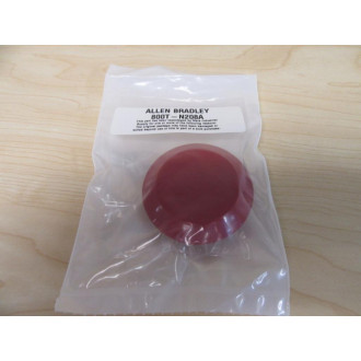 Allen Bradley 800T-N208A Jumbo Red Cap Pushbutton 800TN208A Smooth Top
