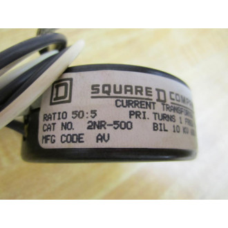 Square D 2NR-500 Current Transformer - New No Box