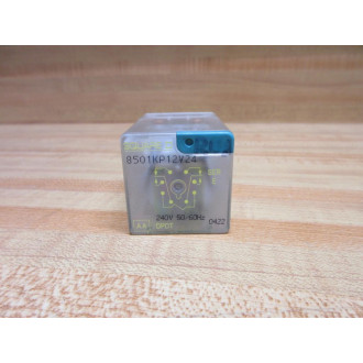 Square D 8501-KP12V24 Relay 8501KP12V24 Series E - Used