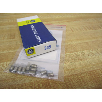 General Electric 335 GE Bulb Miniature Lamps (Pack of 10)