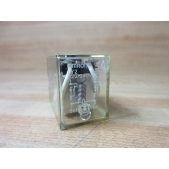 Omron LY2-220-240V AC Relay LY2-220-240VAC - Used