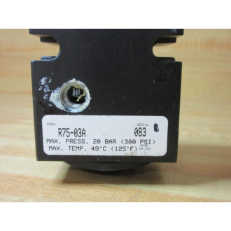 Parker R75-03A Watts Regulator R7503A - Used