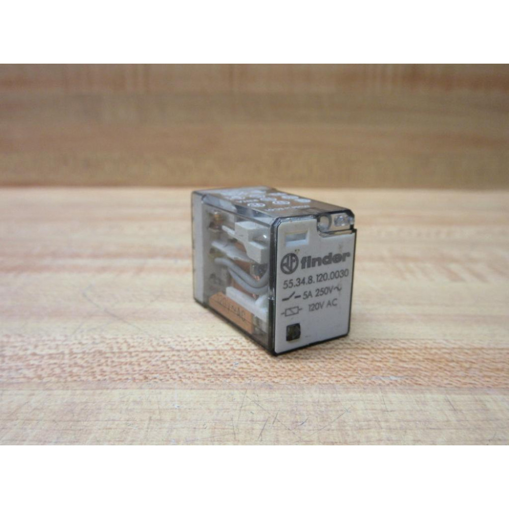Finder 55.34.8.120.0030 Relay 553481200030 - Used
