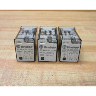 Finder 55.34.8.120.0030 Relay 553481200030 - Used