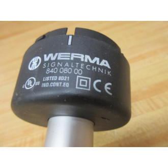Werma 840 080 00 Stack Light Base Module 84008000 W15.5" Pole Mount, WO Cap - Used