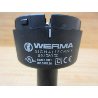 Werma 840 080 00 Stack Light Base Module 84008000 W4" Stem No Cap - New No Box