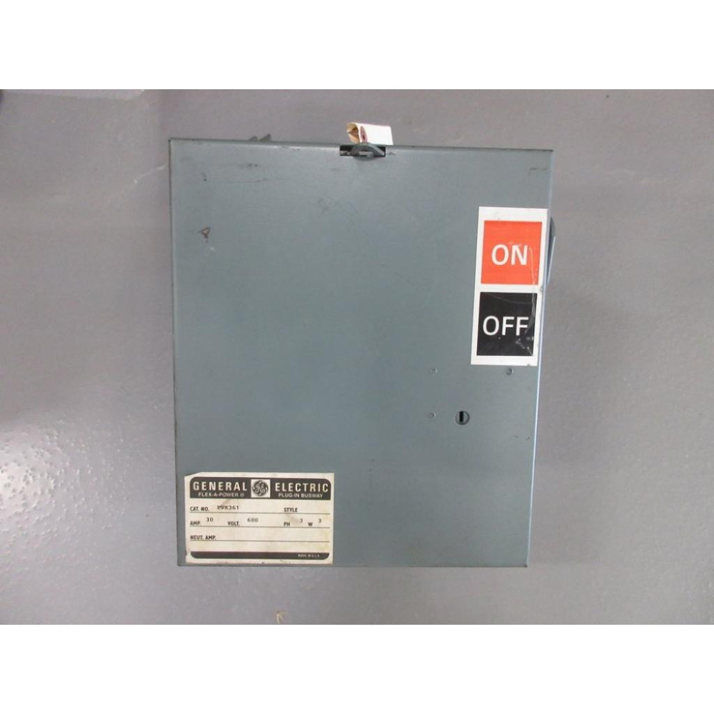General Electric FVK-361 GE Fusible Bus Plug FVK361 600 V - Used