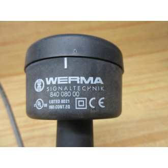 Werma 840 080 00 Stack Light Base Module 84008000 W4" Pole Mount - Used