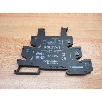 Schneider Electric RSLZVA1 Relay Socket Without RSL1AB4BD - New No Box