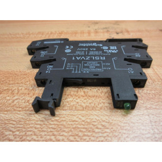 Schneider Electric RSLZVA1 Relay Socket Without RSL1AB4BD - New No Box