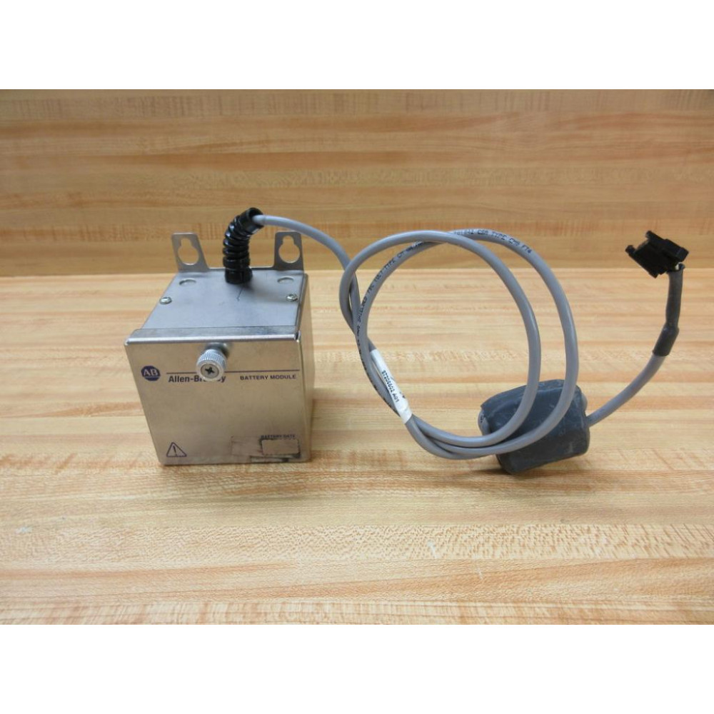 Allen Bradley 1756-BATMA Module 96391472 Rev. A01 & C01-With Din Rail Mount And Wiring - Used