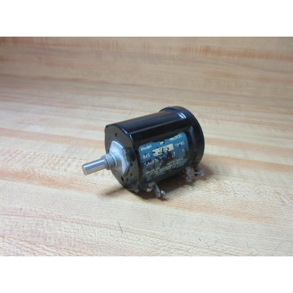 Beckman MODEL A Helipot Potentiometer 200Ω - Used