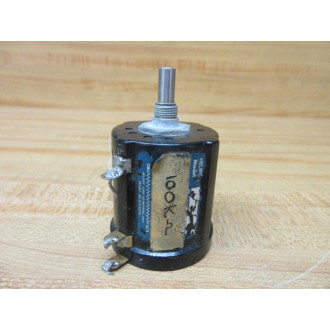 Beckman MODEL A Helipot Potentiometer 100K Ohms - Used