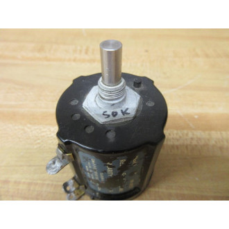 Beckman MODEL A Helipot Potentiometer 50K OHMS - Used