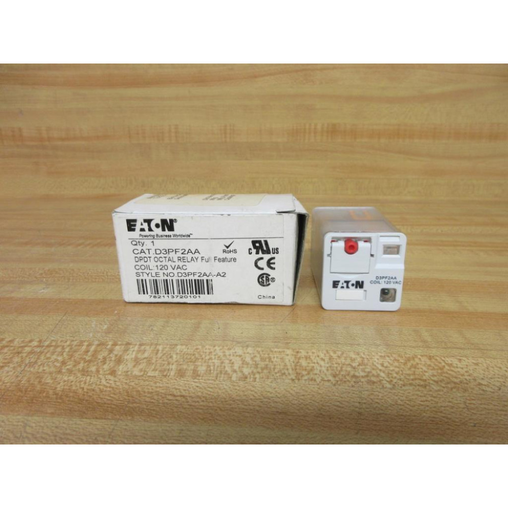 Eaton D3PF2AA Relay D3PF2AA-120V AC