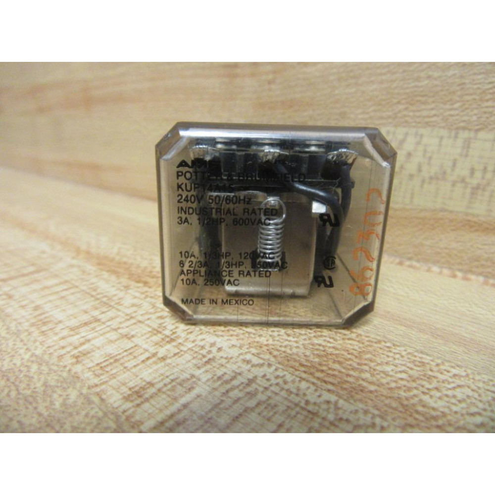 Potter & Brumfield KUP14A15-240V AC Relay KUP14A15-240VAC 13HP
